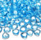 Ziamzra 600 Stück Streudeko Herz Diamantene Hochzeit Deko Blau Streudeko Hochzeit Tischdeko Geburtstag Kristall Deko Acryl Dekosteine Glassteine Deko für DIY Vase Valentinstag - 12mm