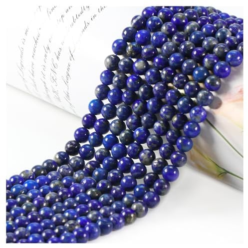 Beads for Jewelry Making,8mm Round Crystal Beads,45pcs Lapis Lazuli Crystal Beads for Jewellery Making,Gemstone Beads,Stone Beads,Jewellery Making Beads