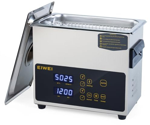 Ultraschallreiniger 3L One-Touch-Reinigung Heizung Doppelfrequenz Kehrfrequenz Ultraschallreinigungsmaschine Touch für Labor, Vergaser, Schmuck,