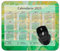 2025 Mouse pad Calendar,Shape Background Light Stone Gaming Mouse Pad