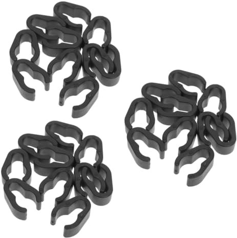 OFFSCH 30pcs Microphone Cable Clips Flexible Mic Stand Holders for Ktv Recording Cable Organizers Prevents Fractures Easy Installation