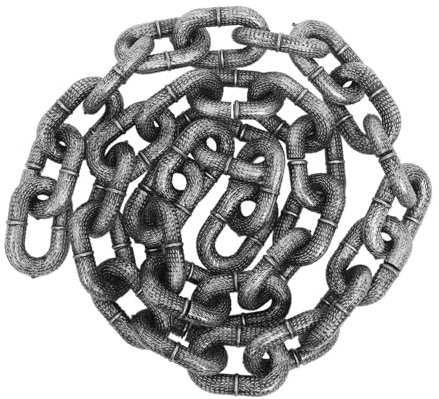 Milisten Pirate Halloween Dekoration Hundekette Aus Kunststoff Realistische Große Kette Für Halloween Requisiten Vielseitige Verwendung Für Fotoshootings Und Bühnenauftritte Sicher Und