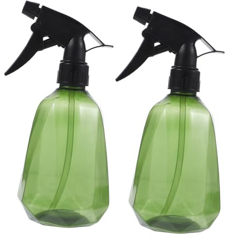 Parliky 2 Pièces Arrosoir Pulvériseur Semoir à Graines Pot De Fleurs Transparent Jardiniere Plastique Pulvérisateur Bouteilles De Pulvérisation De Plantes d'eau PP