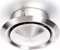 DOMUX Bouche VMC 125 mm Inox - Bouche aération réglable ronde 125 mm - Extraction ou insufflation - En acier inoxydable 304 pour conduit et gaine VMC, hotte et extracteur - Mur ou plafond