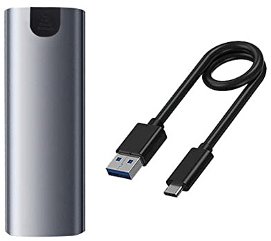 Jrifedptry SSD Enclosure NGFF SATA to USB 3.1 Gen 2 5Gbps for NGFF SATA B Key/ (B+M) Key SSD Hard Disk Box M.2 Adapter