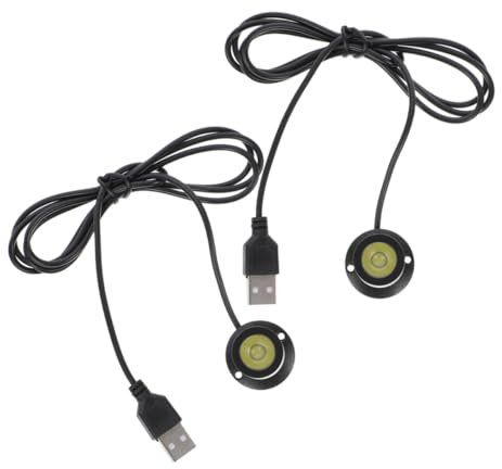 HOMSFOU 2stücke Usb Mini Spotlights Für Innenräume Led Schmuckbeleuchtung Verstellbare Kleine Strahler Für Vitrinen Kabellose Schrankbeleuchtung Hohe Helligkeit Einfache Installation Warmweiß