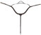 NETPROSHOP Leder Vorderzeug mit Handgriff schwarz oder braun Pony Cob Full, Groesse:Full, Farbe:Dunkelbraun