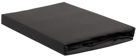 Ambiante Baumwolle - Spannbettlaken für Topper mit Split - 200x200 - Anthrazit