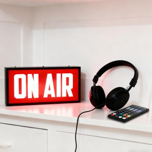 On Air-Schild, Wandmontage, pulsierend, für Schlafzimmer, Kinderzimmer, Esszimmer, Aufnahmestudio, Lichter, kommerzieller Raum, Heimdekoration, Geschenk