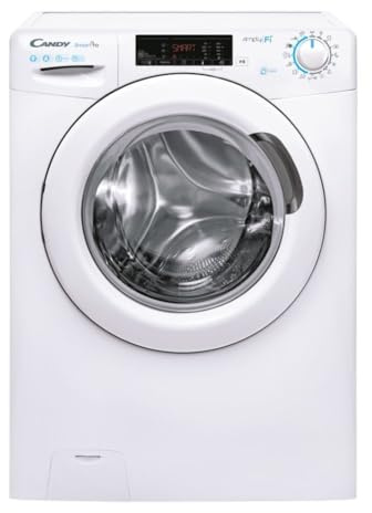 Lavatrice Candy Smart Pro CSO 1295T3-S 9 Kg 1200 Giri Carico Frontale 16 Programmi Partenza Differita Vapore Wifi Bluetooth