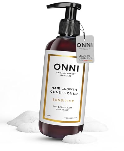 ONNI – SENSITIVE sanfter Conditioner für Haarwachstum 250ml – Haarpflege mit Follicusan & Pflanzenextrakten – Hair Growth Haarconditioner ohne ätherische Öle & Duftstoffe – silikon- & parabenfrei