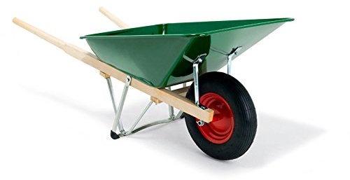EKEBY Hörby Bruk Schubkarre 90 L, Grün, Buchenholz, 15.5 kg, 150 kg Traglast