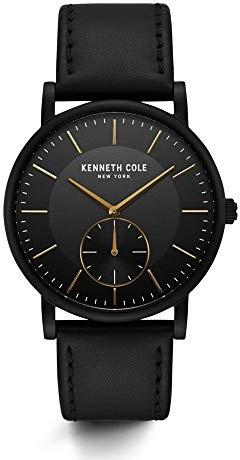 Kenneth Cole Herren Armbanduhr Analog Quarz Leder KC50066005