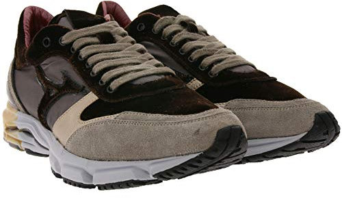 Mizuno Sport-Schuhe Wave Sirius strapazierfähige Turnschuhe Sneaker Freizeitschuhe Laufschuhe Braun, Größe:42