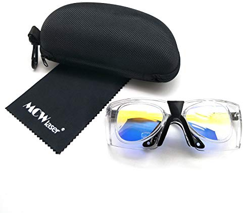 MCWlaser CO2 Laser Safty Schutzbrille Brille 10600nm 10.6um Reflektierende Art CO2 Laser Brillen Für CO2 Lasergravur Cuttinge Beauty Treatment Instrument EP-25 Stil D