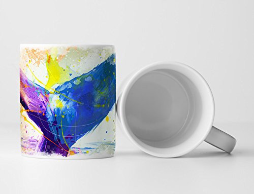 Wal Tasse als Geschenk, Design Sinus Art
