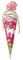 Roth Moosgummi-Schultüte Einhorn - Bastelset 68 cm eckig Verschluß: Krepp mit Roth Spitze