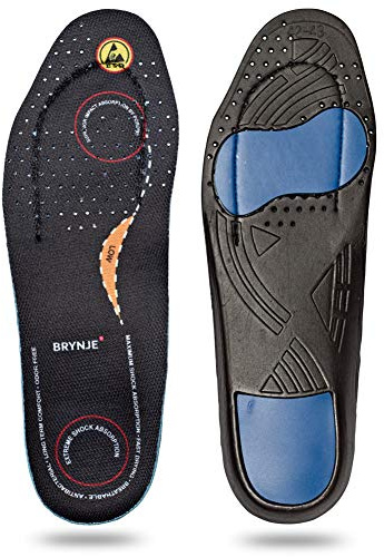 Brynje 68201 Ultimate Footfit - Low - Atmungsaktive und Antistatische Einlegesohle - Gr. 40-41