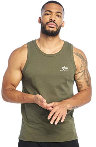 Alpha Industries Small Logo top für Herren Dark Olive
