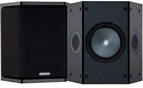 Monitor Audio Bronze FX 6G | Farbe: Schwarz | Surround-Lautprecher | Paar | Heimkino | 2-Wege | 8 Ohm | 80 Watt | Dipol/Bipol | Geschlossenes Gehäuse | Passiv