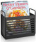 Magazine Rack, Magazine File Holder Mail Organizer Folder Organiser Bin for Magazines, Books, Newspapers, Tablets in Home, Office, Black