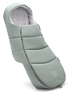 Bugaboo Ganzjahres Fußsack, unverzichtbares Kinderwagen-Zubehör für jede Jahreszeit, wasserdichter und atmungsaktiver Fußwärmer, Pine Green