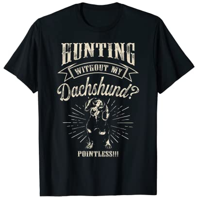 Dackel Jagd Hund Jäger T-Shirt