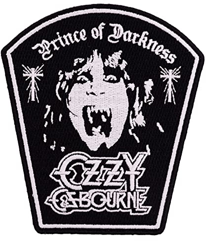 Desert Cactus Ozzy Osbourne Embroidered Iron On Sew On Patch (6 5 inch) | Officially Licensed Rock Star Gift Memorabilia Embroidered Iron On Patch Applique for Jackets Backpacks Bags & Hats