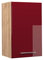 Vicco Hängeschrank Fame-Line, Bordeaux Hochglanz/Goldkraft Eiche, 45 cm