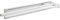 OBF 03 0356 10 weiß beschichtet Grimme Pluto Geschirrtuchhalter (Handtuchhalter) ausziehbar 2-armig für die Küche, ET 442mm Aluminium, Länge 442 mm