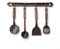 Odoria Escala 1/12 Miniaturas Utensilios de Cocina 4Pz Accesorios Casa de Muñecas, Bronce