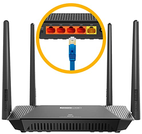 Gigabit Dual Band AX1500 Totolink-Router, Wi-Fi 6, ultraschnelle Geschwindigkeiten von bis zu 1501Mbps, Gigabit WAN- und LAN-Ports, problemloses Roaming im ganzen Haus