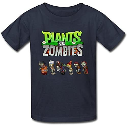 shane Kid's Geek Plants Vs. Zombies T Shirts by Mjensen Blue S