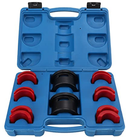 Gabeldichtungs-Treiber, 35-50 Mm Universal-Kohlenstoffstahl-Motorrad-Fahrrad-Gabeldichtungs-Treiberwerkzeug, Gabeldichtungs-Einbau-Treibersatz mit Aufbewahrungsbox für die Meisten