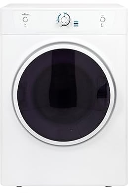 Willow WTD7W 7kg Vented Dryer, Front Loading with Child Lock, 3 Temperatures, Mechanical Controls, Crease Guard, 2 Year Warranty - White