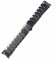 WAHRE 22mm 24mm schwarzes glattes mattiertes Keramikarmband passend for Armani Ar1451 Ar1452 Ar1475 Ar1474 Herrenuhr Armband Armband Band Gürtel (Color : Black Matte, Size : 22mm)