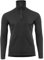 Aclima Wool Terry Polo Turtleneck Long Sleeve Zip-Shirt (XL, Black)