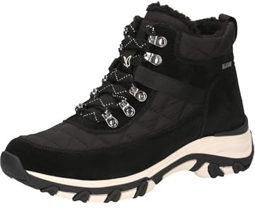 CAPRICE Damen Sneaker hoch mit Fütterung mit Schnürsenkeln Wasserabweisend