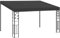 Kavolet Wand Pavillon 4x3x2,5 m Anbaupavillon Gartenpavillon Sonnenschutz Pergola Gartenzelt Partyzelt Terrassendach Überdachung, Anthrazit