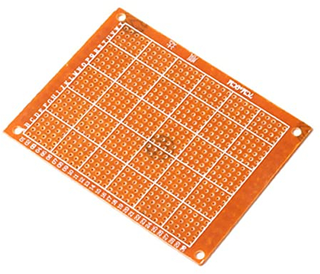 jojofuny 20pcs Golden Pcb Testing Boards for Circuit Projects Single-sided Compatible Soldering Applications