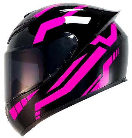 YPDOPORA Casque De Moto Modulaire Modulable, Casque De Moto Intégral Approuvé Dot/ECE, Casque De Moto, Cyclomoteur, Vélo De Rue, Casque De Motocross pour Homme Et Femme,Rose,S