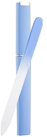 Crystal Nail Glass File Strong Glass File for Natural and Artificial Nails, Nail File with Case Crystal Nail File Professional Salon Manicure Tool