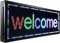 KWPHGLQA Panneau d'affichage à Messages défilants à LED - Panneau d'affichage publicitaire extérieur programmable numérique à 7 Couleurs pour Une visibilité maximale