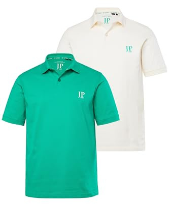 JP 1880 Herren große Größen Menswear L-8XL bis 8XL, T-Shirt im Doppelpack, Basic-Shirt aus Reiner Jerseyqualität, Rundhals, Bequeme Passform 702637