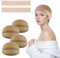 6 Stück Perücken Band Haarnetz für Perücken Wig Cap Perückengriff Rutschfestes Haarnetz Nylon Transparent Adjustable Elastisches Band Atmungsaktive für Perücke Sport Yoga