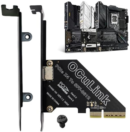 Carte PCIe Externe, Carte d'extension PCIE,4.0 Carte Graphique Externe pour Ordinateur Portable | Carte mère de Carte Graphique de Performance d'ordinateur SSD U.2, PC de Bureau