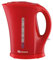 Bargain Shack Electric Kettles Fast Boil Cordless 1.7L Removable Washable Anti-Scale Filter Hot Water Boiler Ideal for Travel Caravan Camping Auto Shut-Off (Red)