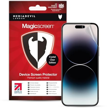 MediaDevil Screen Protector for Apple iPhone 16 (6.1) [Made in UK] - Ultra-Tough, Glass-Free Edition, 2-Pack