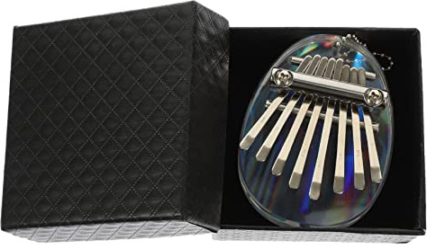 VINTORKY Interessante Kalimba Finger Piano aus Acryl Tragbares Daumenklavier für Anfänger und Erwachsene für Musikunterricht Auftritte
