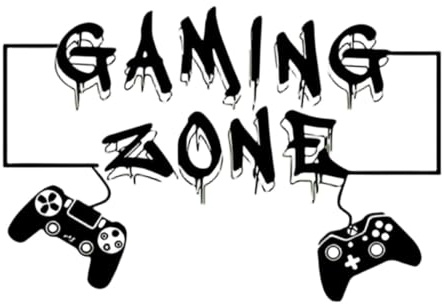 KiBcsLic Gaming Zone Aufkleber Aufkleber Leuchtende Moderne Wohnkultur Vielseitig